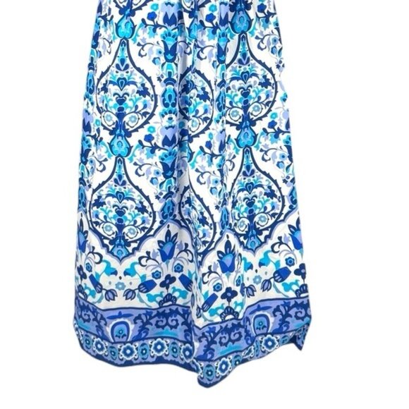 Cara Cara Colomba Floral Maxi Dress Size L NWT – Open Back Cotton Poplin - Picture 5 of 10